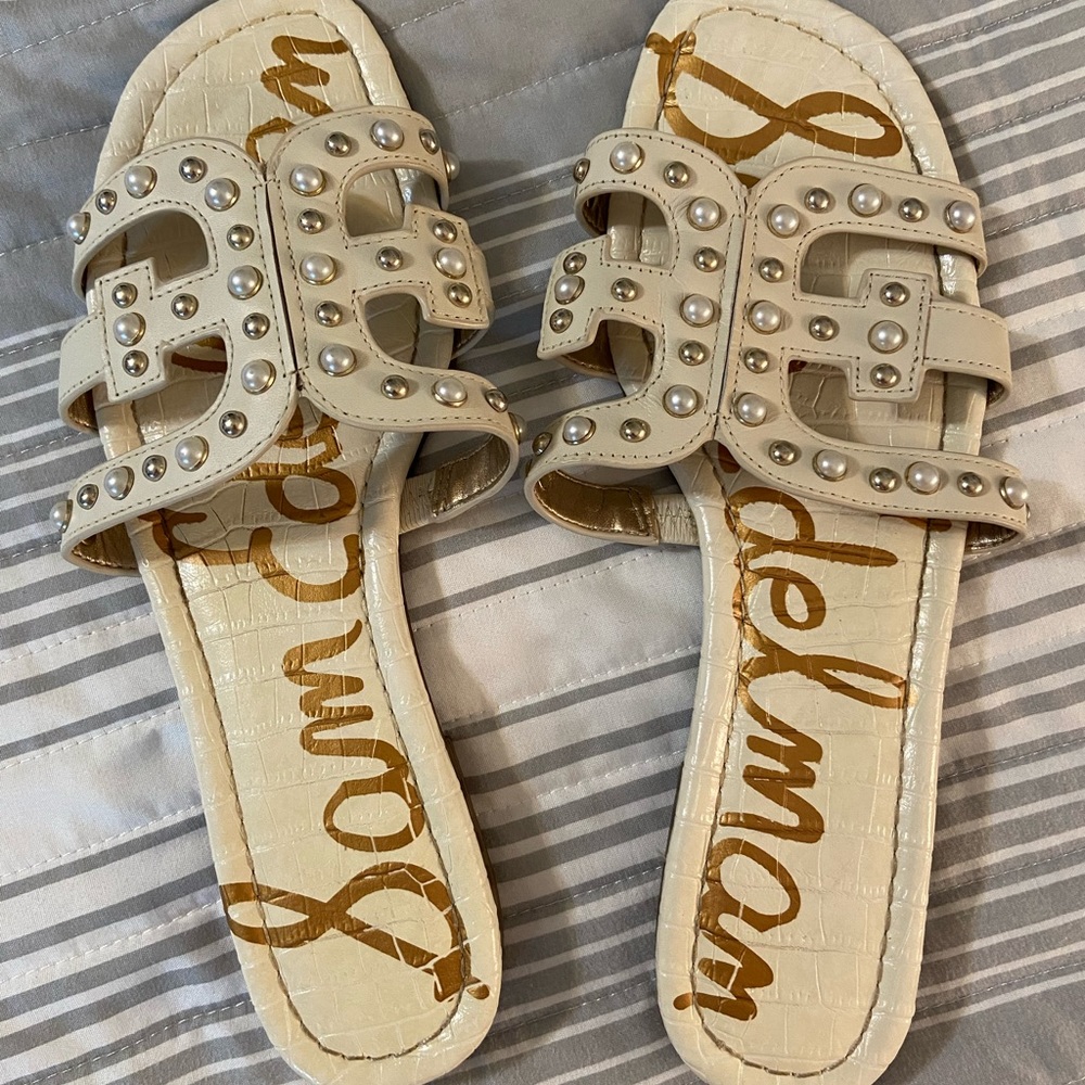 Sam Edelman Bay 2 pearl sandals size 9.5
